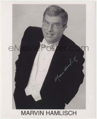7x0640 MARVIN HAMLISCH signed 8x10 publicity still '90s portrait of the music composer/conductor!