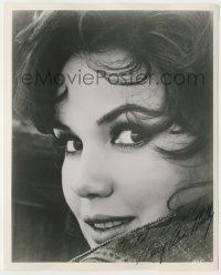 7x1336 MARY ANN MOBLEY signed 8.25x10 REPRO still '80s beautiful brunette looking over her shoulder!