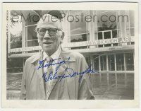 7x0824 MELVYN DOUGLAS signed 7.75x10 still '70s great close up of the actor late in his life!