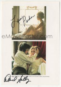 7x0617 NIGHT OF DARK SHADOWS signed color 7x10 publicity still '00s by Lara Parker AND David Selby!