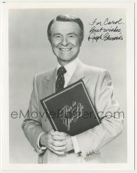 7x1352 RALPH EDWARDS signed 8x10 REPRO still '80s smiling portrait of the This is Your Life host!
