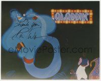 7x1141 ROBIN WILLIAMS signed color 8x10 REPRO still '90s the voice of Genie in Disney's Aladdin!