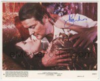 7x0672 ROGER MOORE signed 8x10 mini LC #6 '83 as James Bond with sexy Maud Adams from Octopussy!