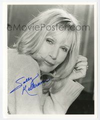 7x1367 SALLY KELLERMAN signed 8x10 REPRO still '90s great close portrait looking over her shoulder!