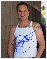 7x1146 SAM HARRIS signed color 8x10 REPRO still '90s the first winner of the Star Search, smiling!