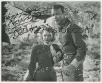 7x1369 SAN FERNANDO VALLEY signed 8x10 REPRO still '44 by BOTH Roy Rogers AND Dale Evans!