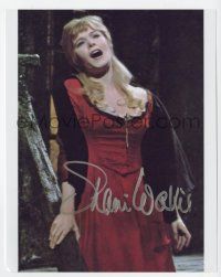 7x1152 SHANI WALLIS signed color 8x10 REPRO still '80s great c/u singing in a scene from Oliver!