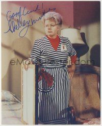 7x1154 SHELLEY WINTERS signed color 8x10 REPRO still '80s in scene from Ma Parker episode of Batman!