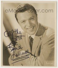 7x0855 STEVE LAWRENCE signed 8x9.5 still '61 smiling portrait of the entertainer by Maurice Seymour