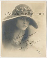 7x0859 SYLVIA BREAMER signed deluxe 8x10 still '10s great portrait of the pretty actress by Witzel!