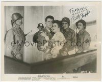 7x0877 WILLIAM PHIPPS signed 8x10.25 still '53 as Army soldier in a scene from Invaders from Mars!