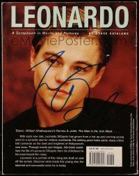 7x0180 LEONARDO DICAPRIO signed softcover book '98 a 35-page scrapbook in words and pictures!