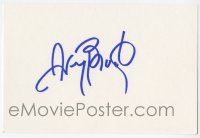 7x0888 AVERY BROOKS signed 4x6 index card '00s with a color collector card & a biography!