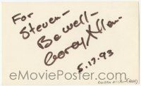 7x0907 COREY ALLEN signed 3x5 index card '93 with a color photo and a biography!