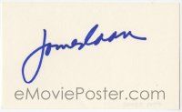 7x0935 JAMES CAAN signed 3x5 index card '00s with a photo and a biography!