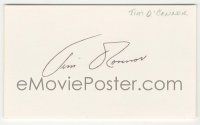 7x1012 TIM O'CONNOR signed 3x5 index card '90s can be framed & displayed with a repro still!