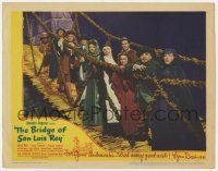 7x0101 BRIDGE OF SAN LUIS REY signed LC '44 by Lynn Bari, who's on the bridge with co-stars!