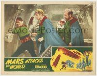 7x0120 MARS ATTACKS THE WORLD signed LC #7 R50 by Buster Crabbe, as Flash Gordon with his crew!