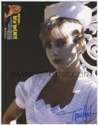7x0279 NOT OF THIS EARTH signed fan-created LC '90s by Traci Lords, close up in sexy nurse uniform!