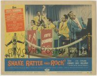 7x0130 SHAKE, RATTLE & ROCK signed LC #5 '56 Fats Domino signed it TWICE & a band member signed too!