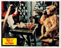 7x0134 SINBAD & THE EYE OF THE TIGER signed LC #7 '77 by Ray Harryhausen, Jane Seymour & baboon!