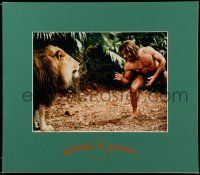 7x0317 BRENDAN FRASER signed 15x17 matted photo '97 scene from Disney's George of the Jungle!