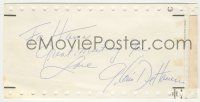 7x0486 GLORIA DEHAVEN signed 4x9 airline ticket stub '80s when she was traveling from Las Vegas!