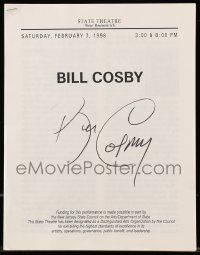 7x0230 BILL COSBY signed program '98 when he appeared at the State Theatre in New Brunswick, NJ!