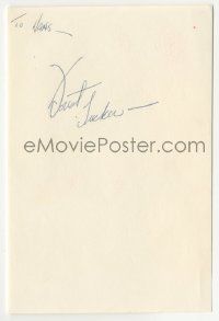 7x0525 FORREST TUCKER signed 4x6 cut album page '70s can be framed & displayed with a repro still!