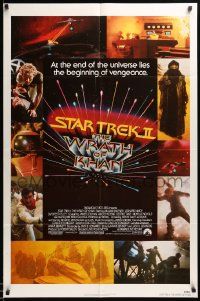7x0217 STAR TREK II signed 1sh '82 by Kirstie Alley, her first role as Savvik in The Wrath of Khan!