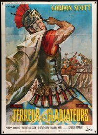 7y386 CORIOLANUS: HERO WITHOUT A COUNTRY French 1p '64 Averardo Ciriello art of Gordon Scott!