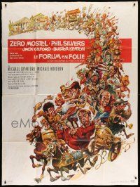7y435 FUNNY THING HAPPENED ON THE WAY TO THE FORUM French 1p '67 great Jack Davis art!