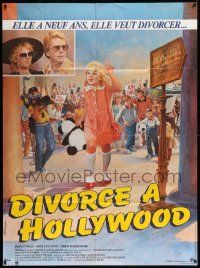 7y459 IRRECONCILABLE DIFFERENCES French 1p '84 Mascii art of young Drew Barrymore, Ryan O'Neal!