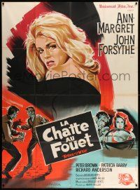 7y471 KITTEN WITH A WHIP French 1p '65 John Forsythe, great Belinsky art of sexy Ann-Margret!