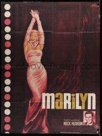 7y507 MARILYN French 1p R82 sexy full-length art of young Monroe by Boris Grinsson!