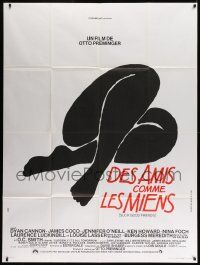 7y572 SUCH GOOD FRIENDS French 1p '73 Otto Preminger, image of little black book, Saul Bass art!