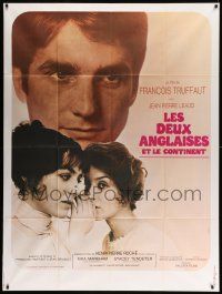 7y602 TWO ENGLISH GIRLS French 1p '71 Francois Truffaut directed, Jean-Pierre Leaud, Landi art!