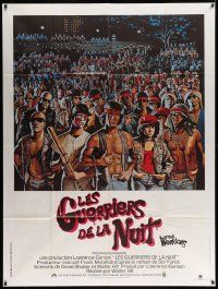 7y615 WARRIORS French 1p '79 Walter Hill, Jarvis artwork of the armies of the night!