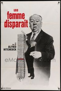 7y301 LADY VANISHES French 32x48 R70s great images of Alfred Hitchcock with his best movies!