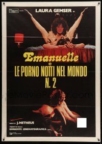 7y798 EMANUELLE & THE EROTIC NIGHTS Italian 1p '78 different images of sexy naked Laura Gemser!