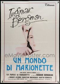7y816 FROM THE LIFE OF THE MARIONETTES Italian 1p '80 Ingmar Bergman's Aus dem Leben der Marionetten