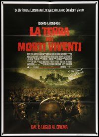 7y863 LAND OF THE DEAD advance Italian 1p '05 George Romero's ultimate zombie masterpiece!
