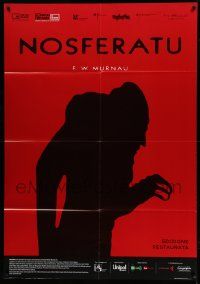 7y899 NOSFERATU Italian 1p R16 F.W. Murnau silent classic digitally restored, great vampire art!
