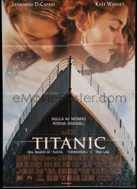 7y966 TITANIC Italian 1p '97 Leonardo DiCaprio, Kate Winslet, directed by James Cameron!