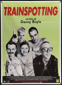 7y968 TRAINSPOTTING Italian 1p '96 heroin drug addict Ewan McGregor, directed by Danny Boyle!