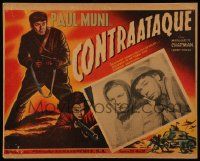 7y120 COUNTER-ATTACK Mexican LC R50s Paul Muni & Marguerite Chapman fight Nazis in World War II!