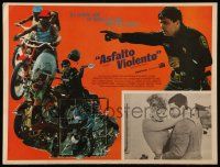 7y131 ELECTRA GLIDE IN BLUE Mexican LC '73 three great images of motorcycle cop Robert Blake!