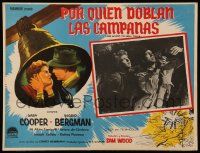 7y136 FOR WHOM THE BELL TOLLS Mexican LC R50s Gary Cooper & Ingrid Bergman, Ernest Hemingway!