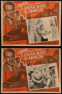7y086 GENERAL DIED AT DAWN 2 Mexican LCs R50s mercenary Gary Cooper in China, Madeleine Carroll
