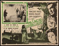 7y141 HAUNTED PALACE Mexican LC '66 Vincent Price, Lon Chaney, Debra Paget, Edgar Allan Poe